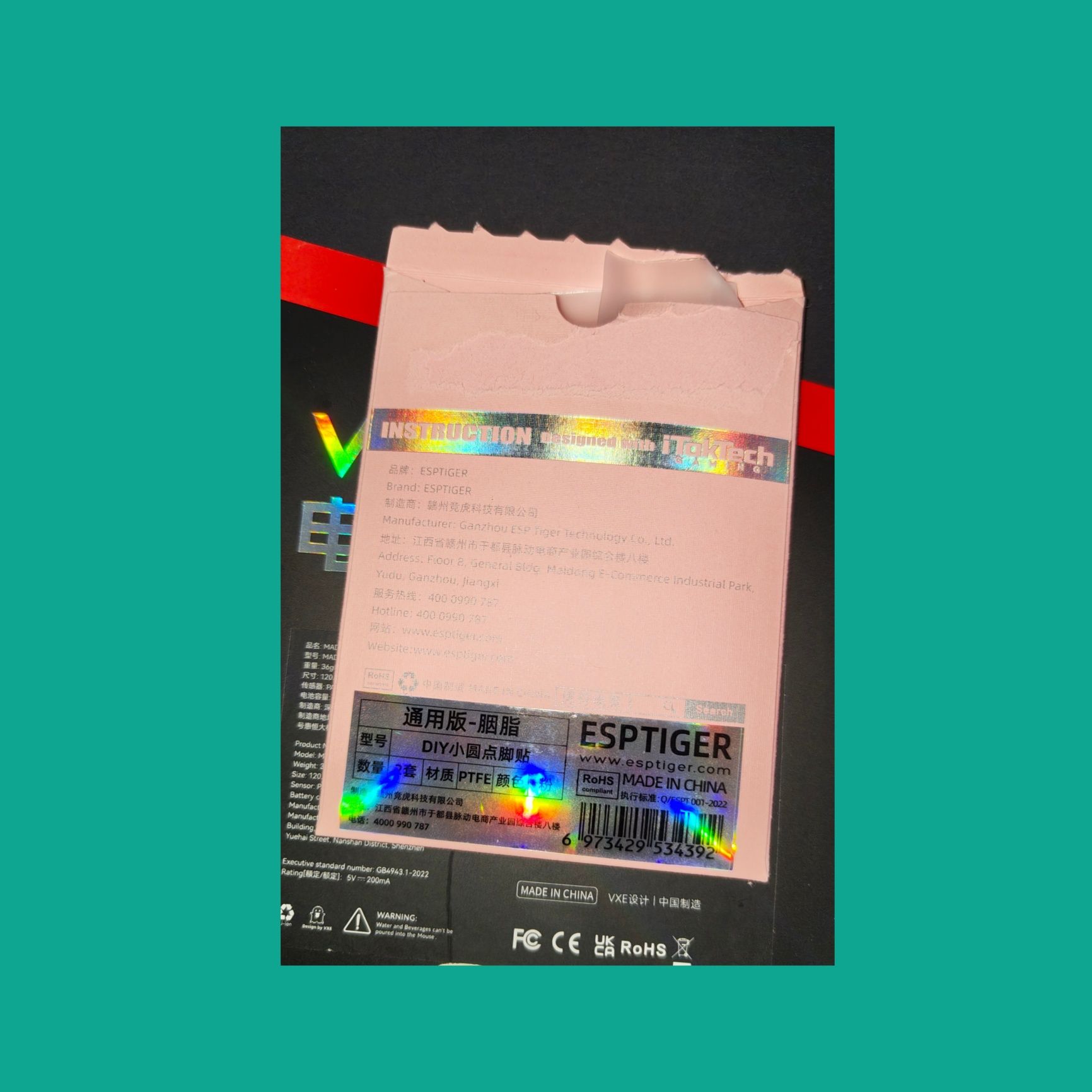 Rato VXE Mad R Major 8K + Pulsar DemonSlayer Mousepad