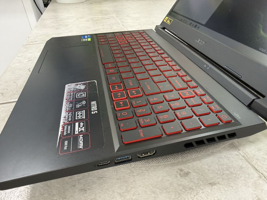 Acer nitro 5 an515-57 i5 11 gen 16gb rtx 3050ti 4gb 512ssd