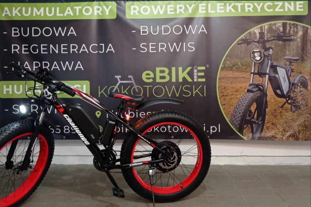 Rower elektryczny FAT bike