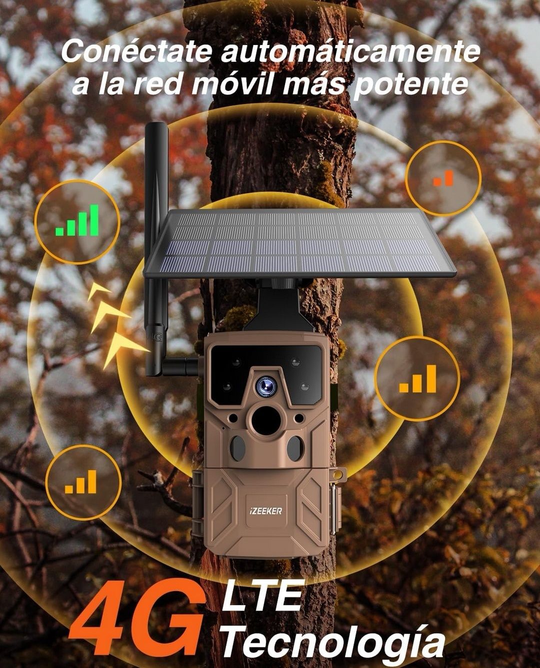iZEEKER IG320 fotopułapka 4G LTE solar + noktowizja NOWA