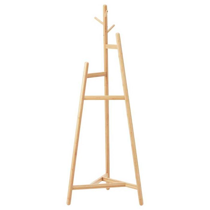 Cabide de pé em bambu IKEA - Madeira clara 139 cm