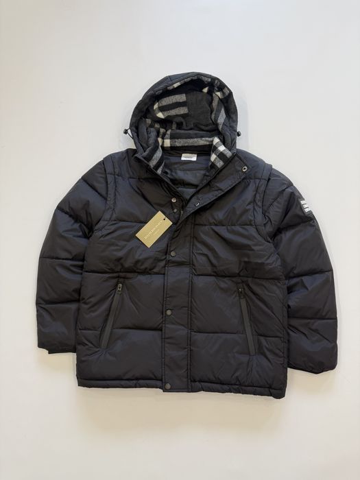Burberry пуховик-жилетка / бьорбері куртка / бербери