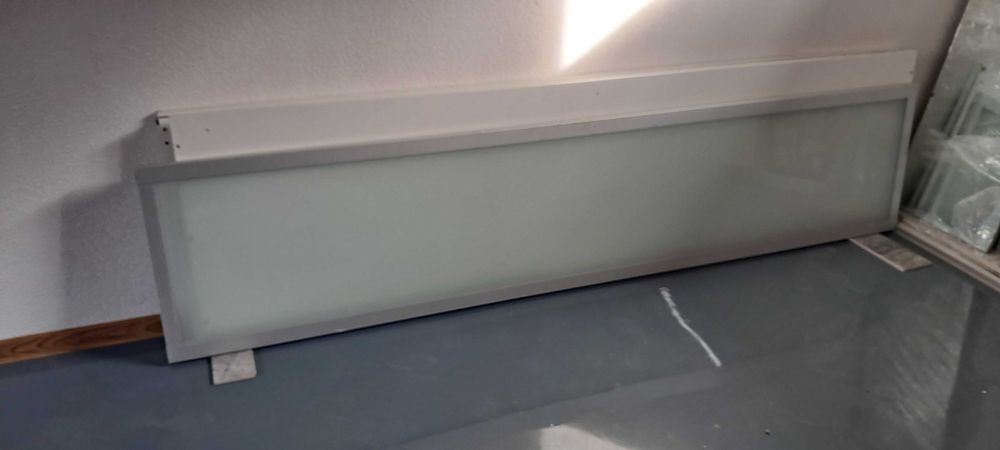 Szafa drzwi szklane ikea pax 50x 236 cm  4 sztuki mleczne szklane dram