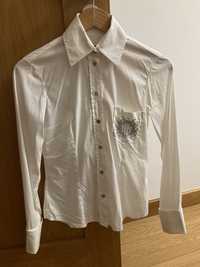 Camisa branca Gant slim senhora