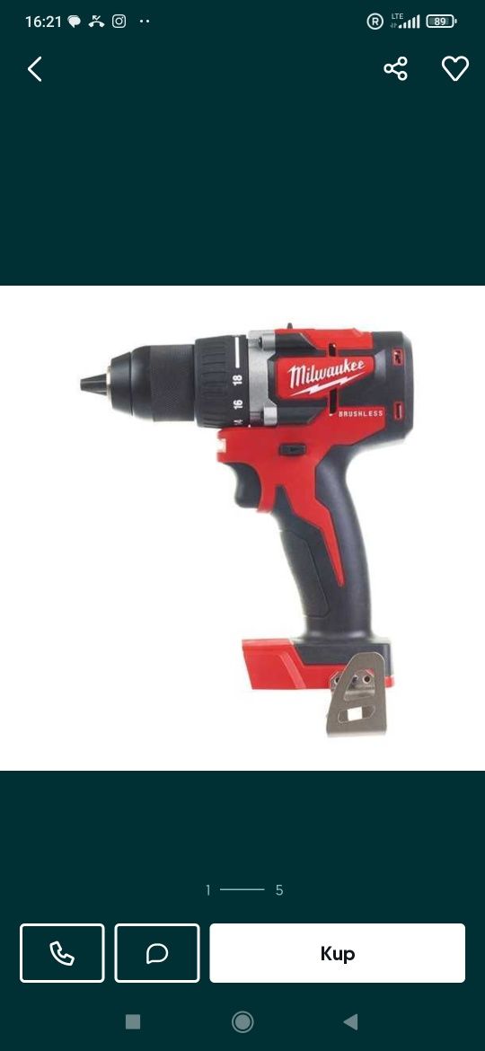 Wkrętarka wiertarka Milwaukee m12