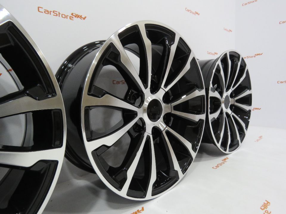 Jantes Look Toyota Hilux Revo 17 x 7.5 et 30 6x139.7 Preto + Polido