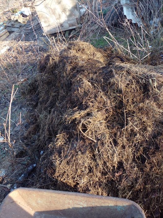 Перегній, Козиний навоз, удобрение,, Добриво, Перегной, мульча, биогу