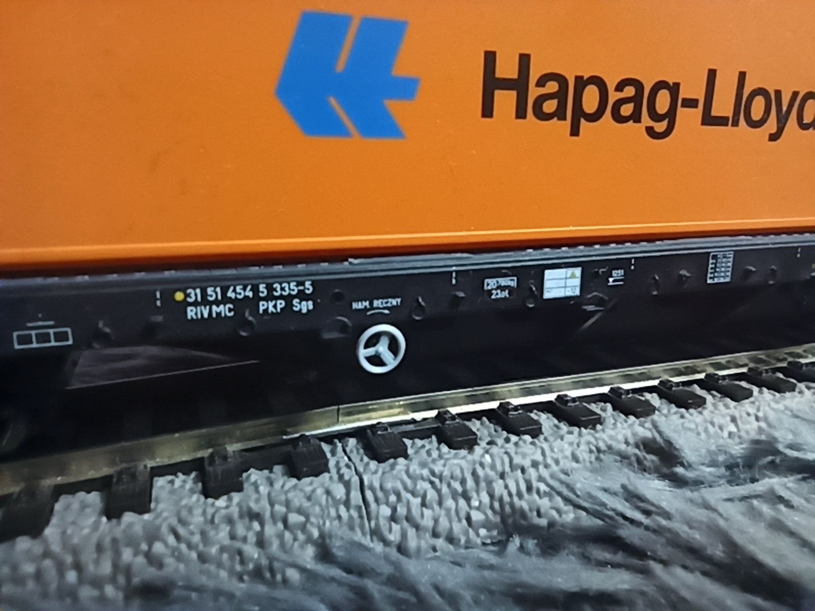Wagon towarowy Platforma PKP h0 Piko