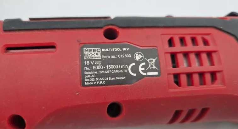 multinarzędzie 18 V MEEC TOOLS 012593+ AKU 2AH