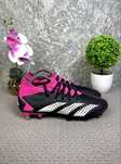 Adidas Predator бутсы 42 размер полупрофи футбольные черные