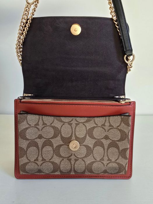 COACH - Mala animal print - usada mas é original