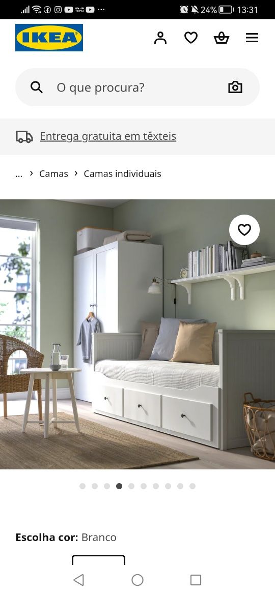 Cama individual/dupla
