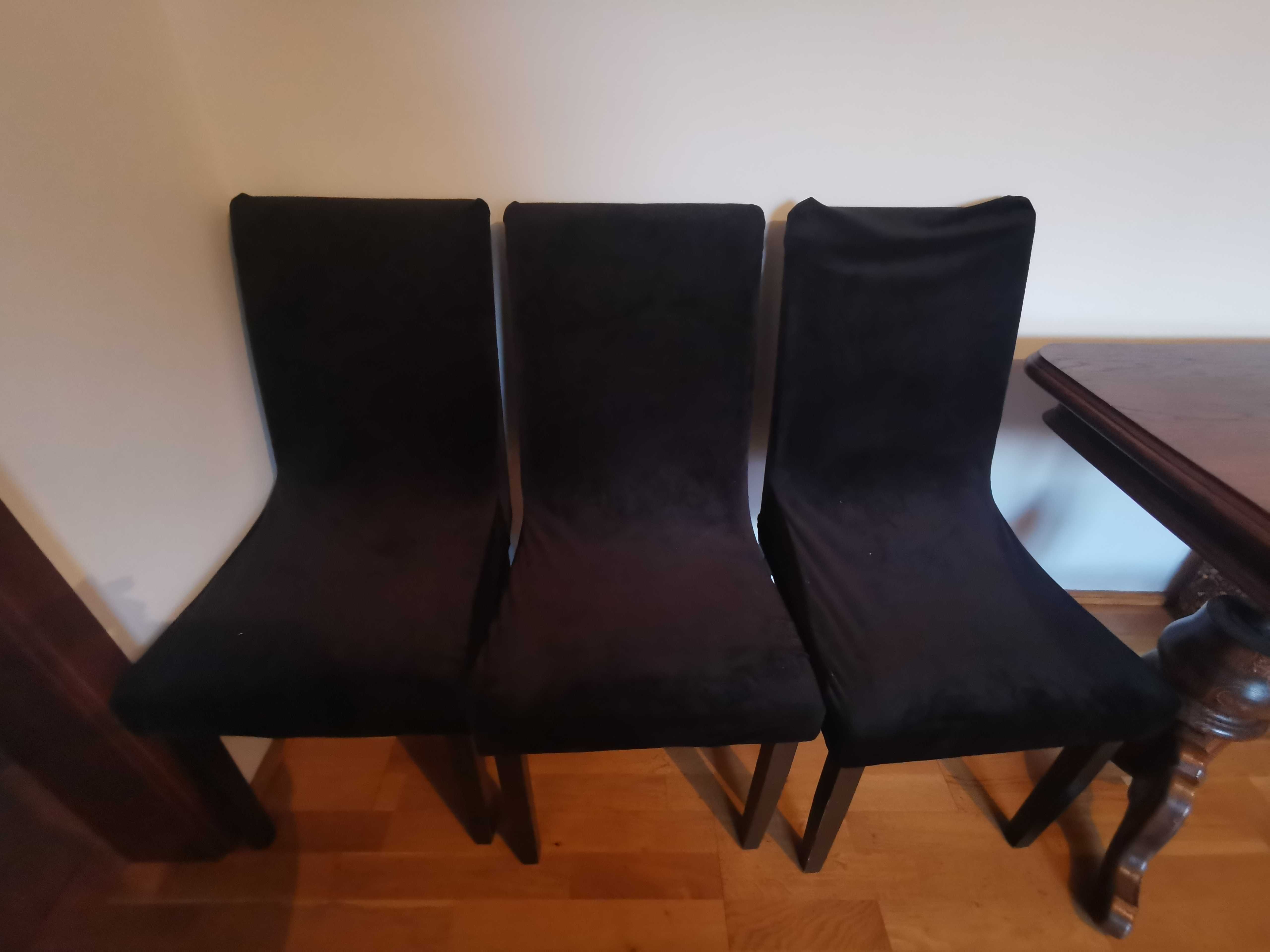 Komplet 4 krzesła, ława/stół