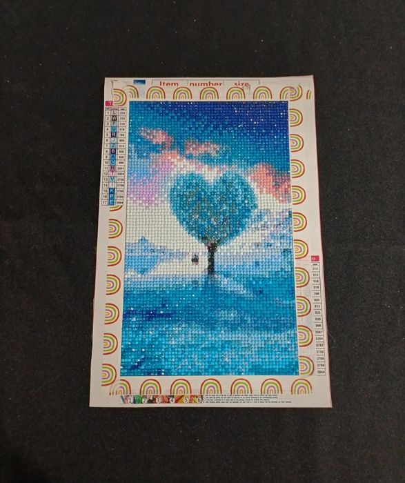 Telas feitas em Diamond Painting