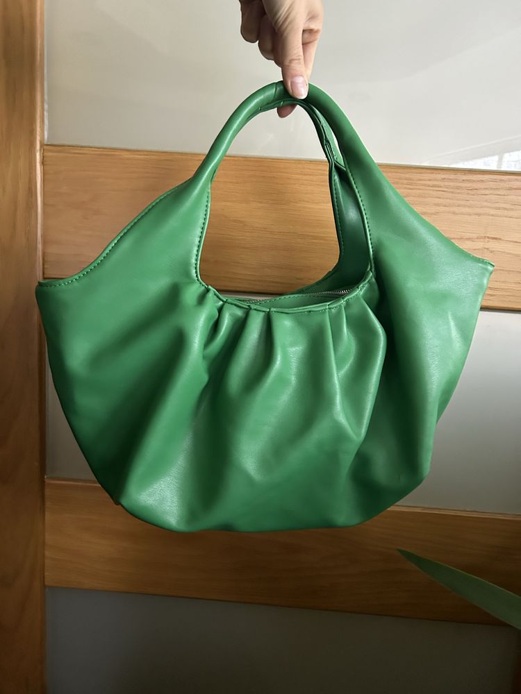 Zielona torebka Gina trickot hobo