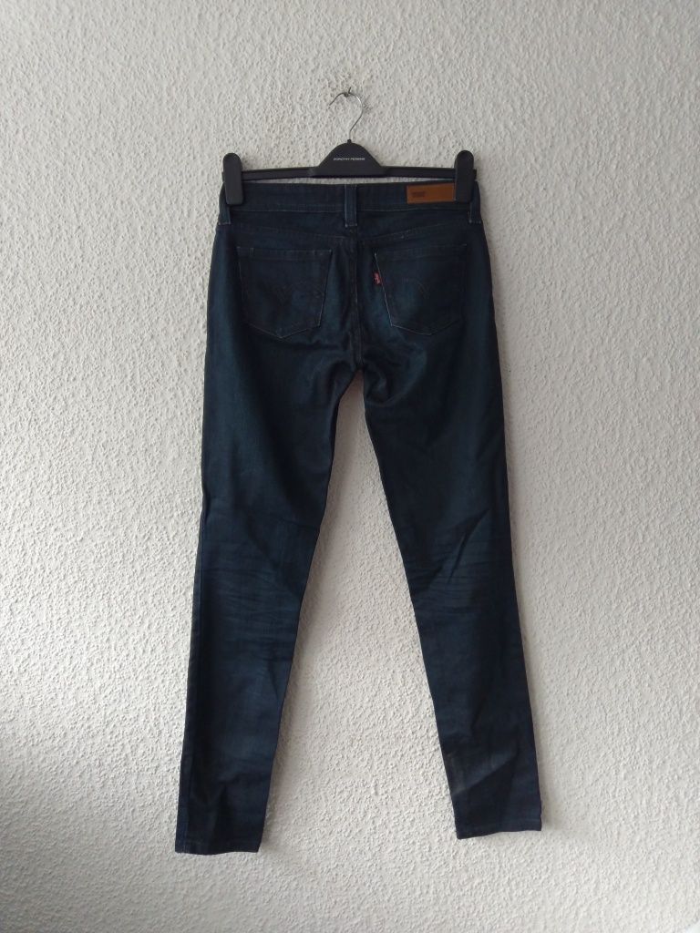 Levi's
Ciemne jeansy
dżinsy low rise skinny fit XS S 34 36 3/26