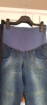 Spodnie ciążowe 2 pary niebieskie i czarne Branco roz.S