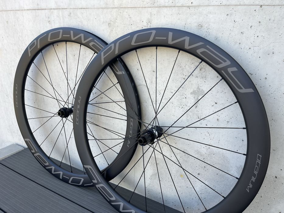 Koła szosowe karbonowe carbon PRO-WAY TITANIUM 50mm GRAY DT SWISS 350!