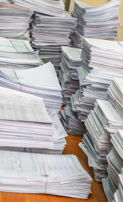Recolha de sucata e papel