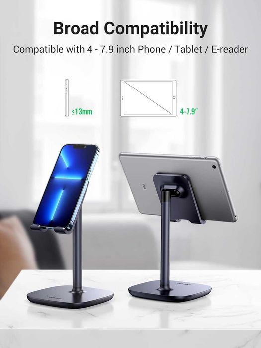 Suporte Ajustável Secretária UGreen para Telemóvel/Tablet