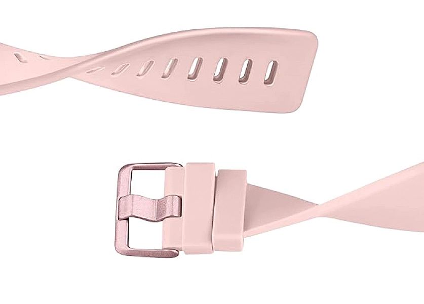 Opaska / Pasek Braders do Fitbit Versa / Versa 2 / Versa Lite pudrowy