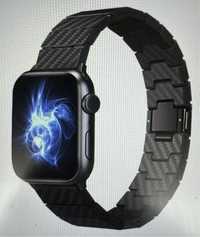 Bracelete para Apple Watch - Pitaka Fibra de carbono