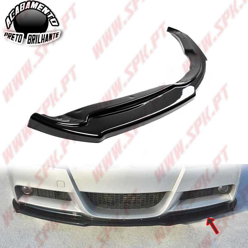 LIP SPOILER FRONTAL BMW E90 / E91 PRÉ-LCI (05-08) - [PLÁSTICO]
