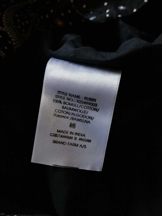 Soaked śliczna spódnica czarna wzorzysta S/M jak nowa