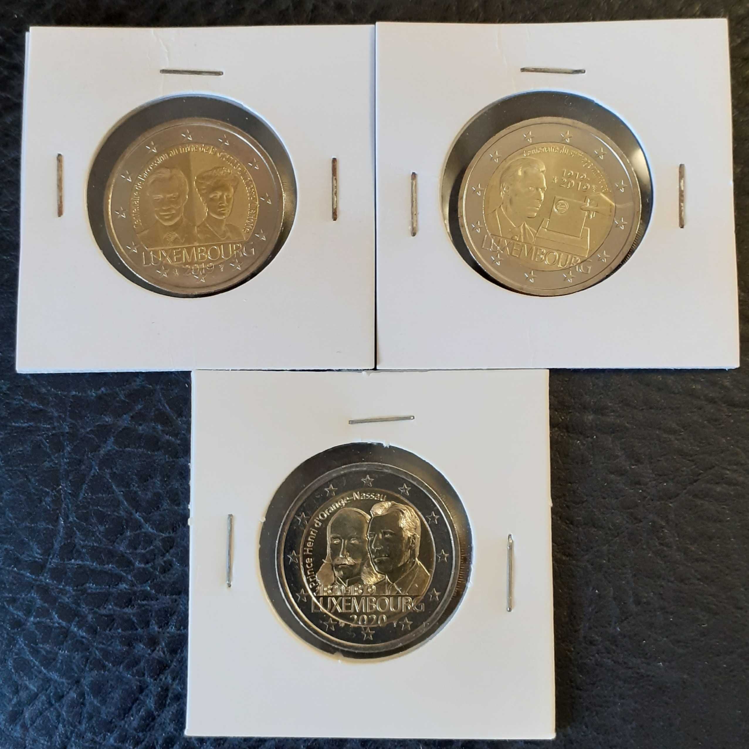 Moedas comemorativas UNC - 2 euro - LUXEMBURGO