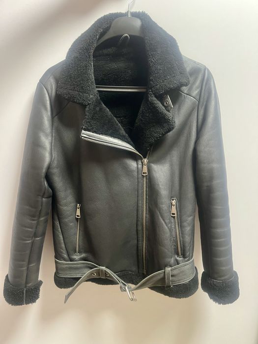 Продам шкіряну зимову дублянку