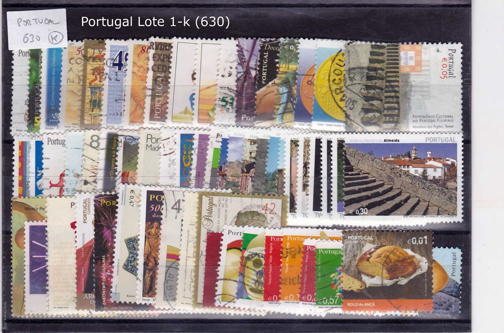 Lote de 630 Selos de Portugal