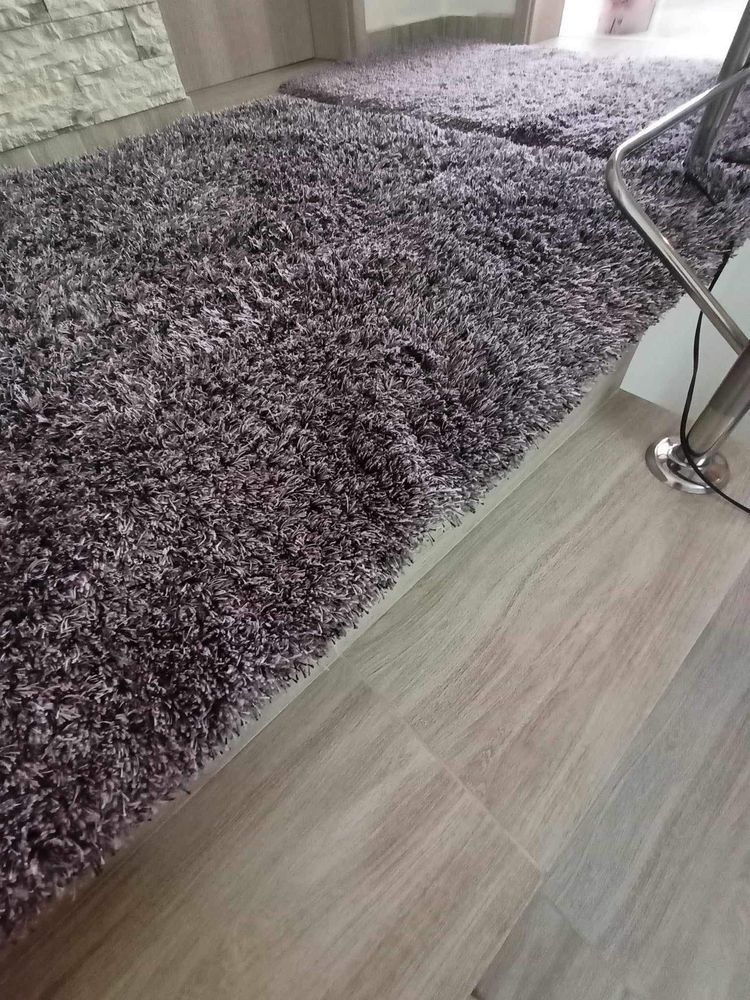 Zestaw dwóch wrzosowych dywanów
