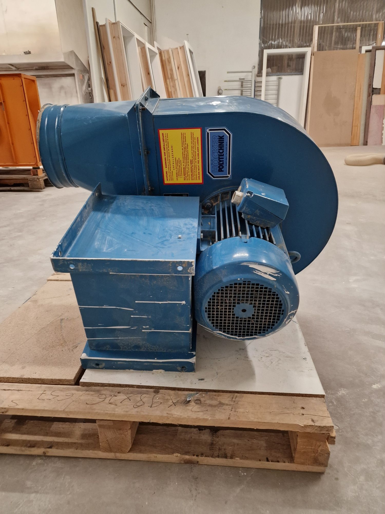 Wentylator do trocin Hocker Polytechnik 5,5kw odciąg dmuchawa