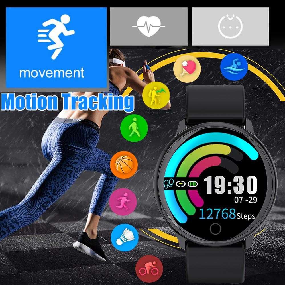 SmartWatch Newwear Q16 monitor zdrowia i fitness, IP67.