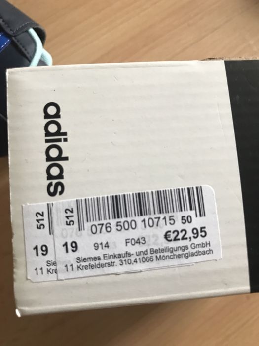 Nowe buty adidasy Adidas roz.19