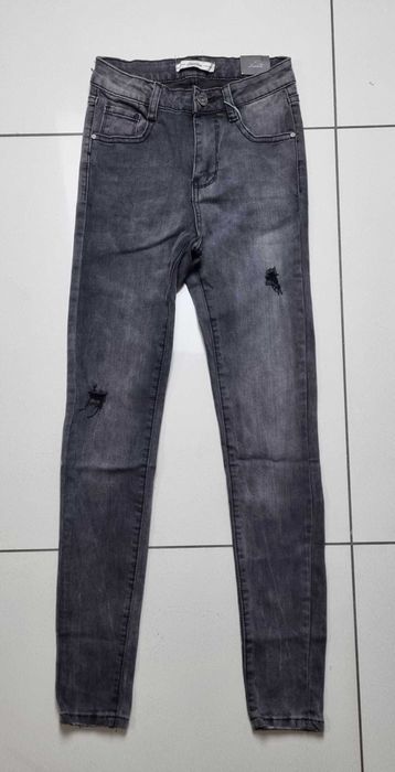 Spodnie jeans damskie z dziurami LAULIA rozmiar XS