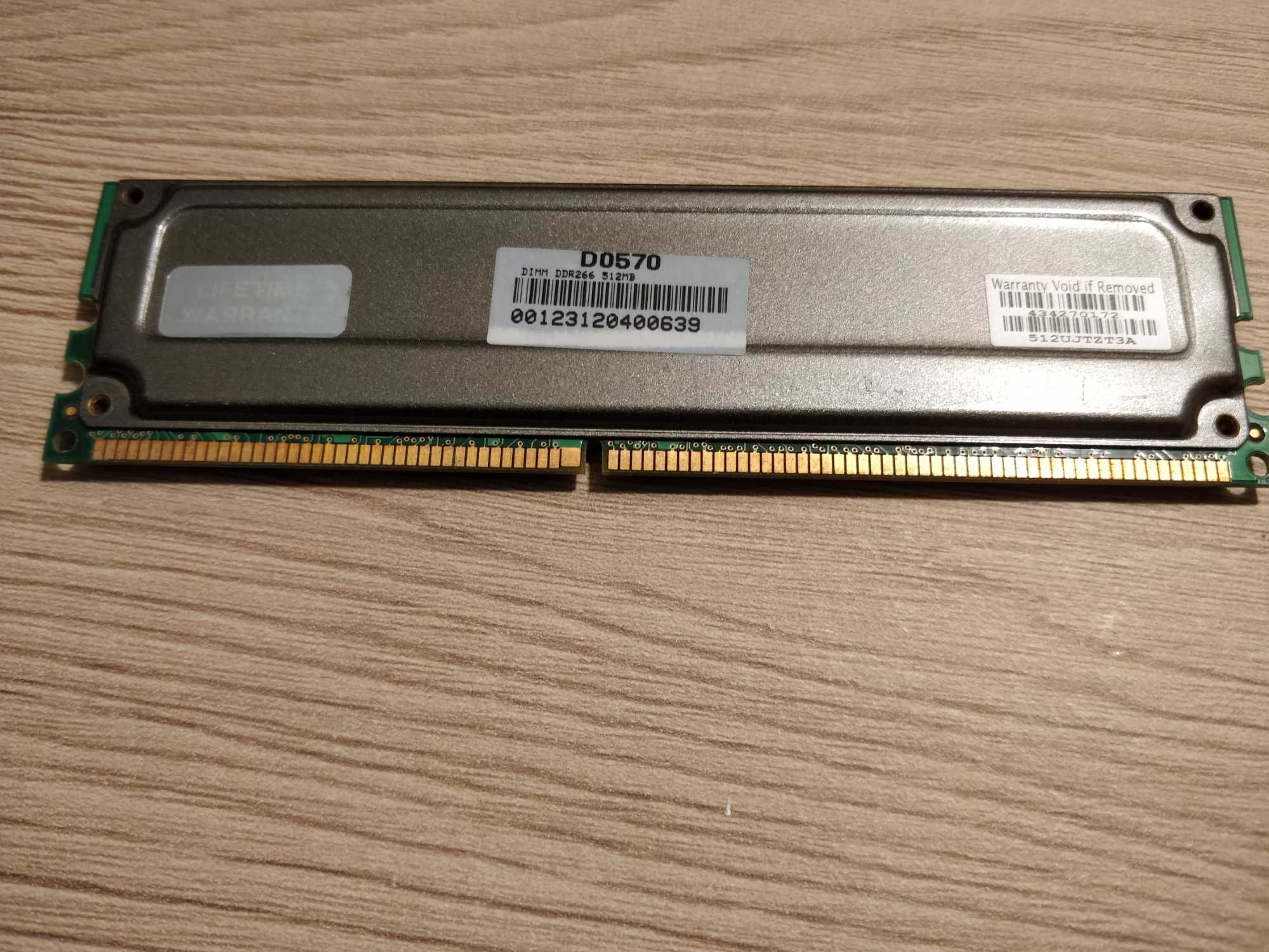 Memória 512MB DIMM PC2100-DDR SDRAM