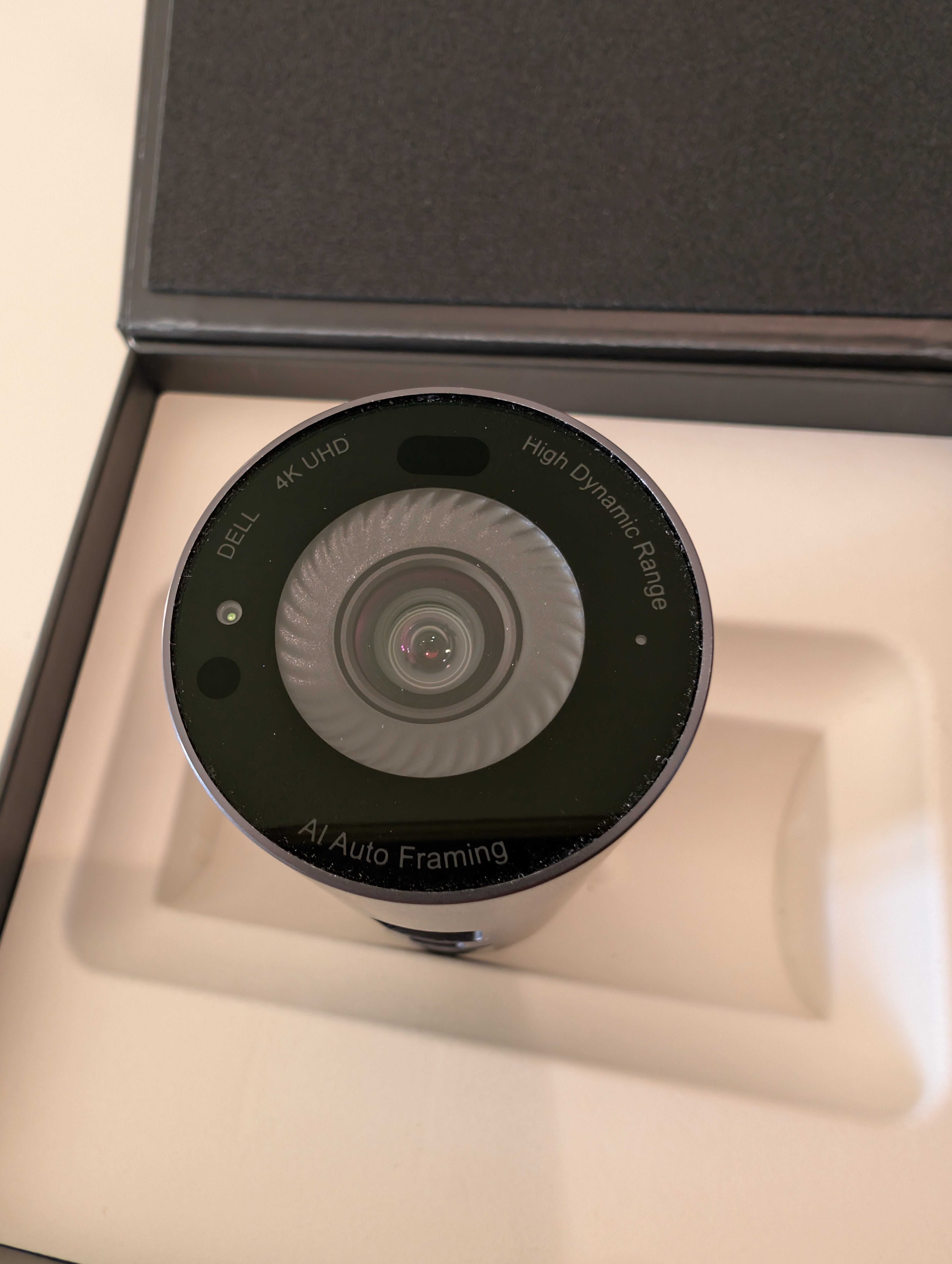DELL WebCam USB 4K UltraHD 3840p WB7022 Preto