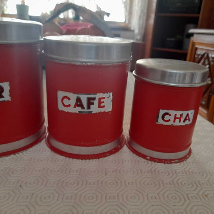 Latas de cozinha vintage