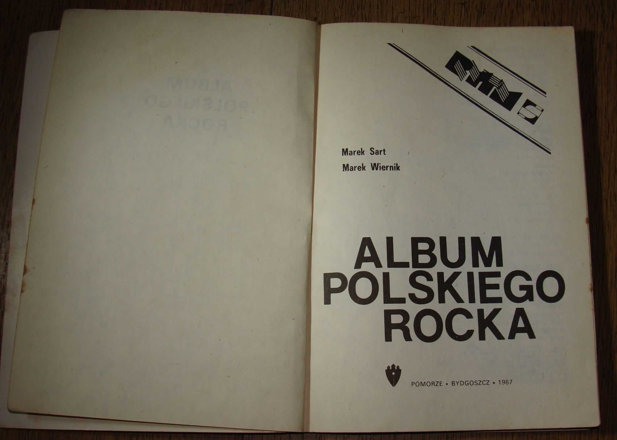 Książeczka -" Album polskiego rocka"