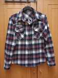 Camisa flanela xadrez, tam.10 anos
