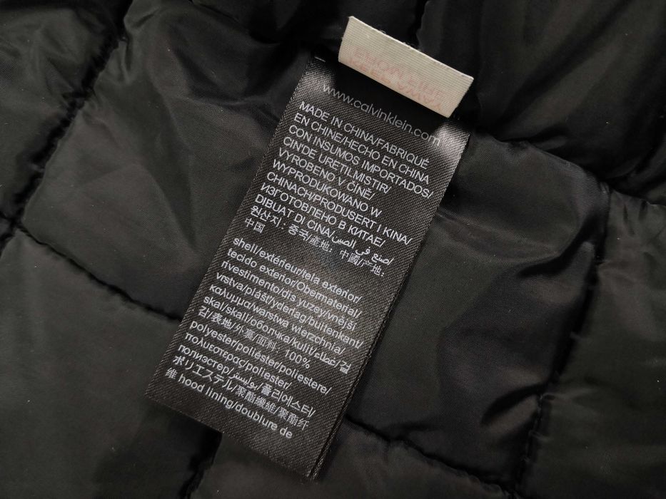 Calvin Klein męska kurtka Parka S zimowa okazja ciepła