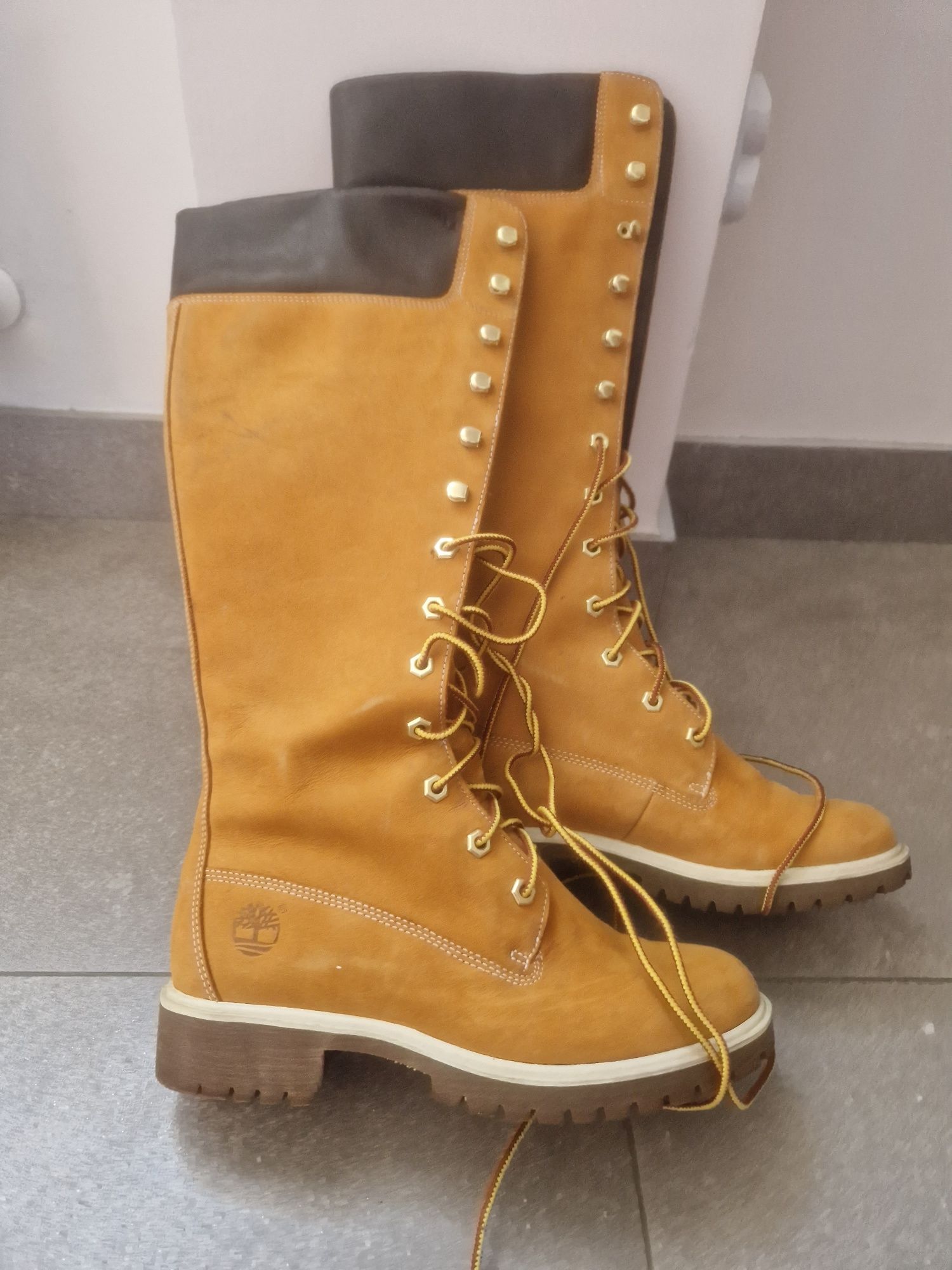 Buty Timberland skóra zamsz