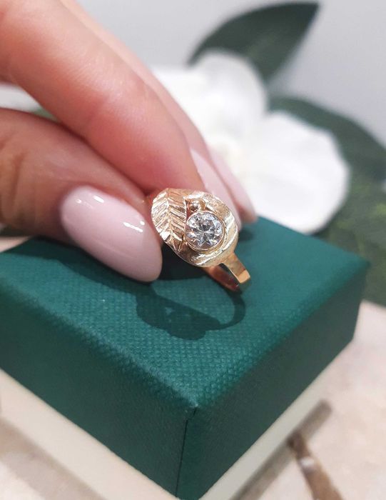 Złoty pierścionek p.585/2,11g