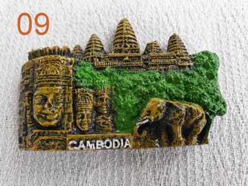 Kambodża, Cambodia - Magnes na lodówkę - wzór 09