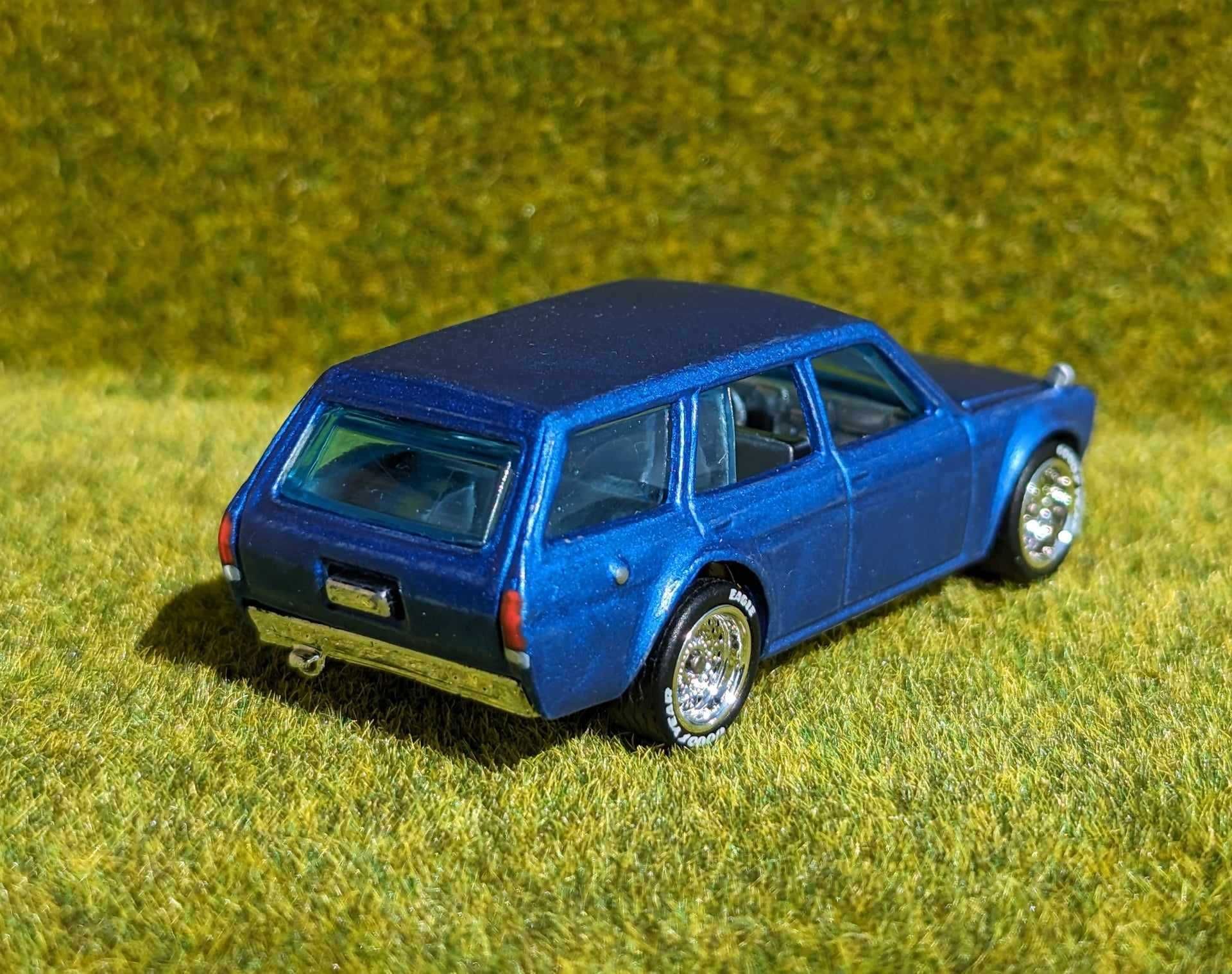 Hot Wheels Datsun Bluebird Wagon 510 + Custom paint i gumowe koła
