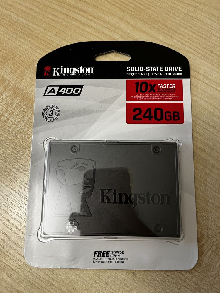 Новий запакований SSD 240 gb Kingston