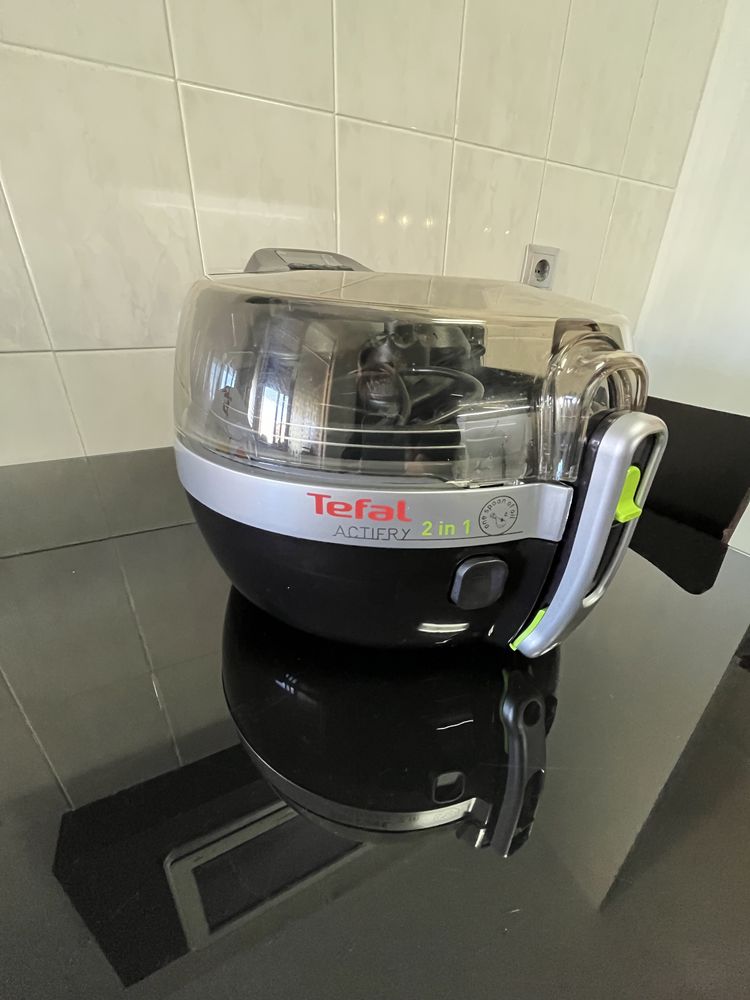 Fritadeira sem óleo air fryer tefal 2em1