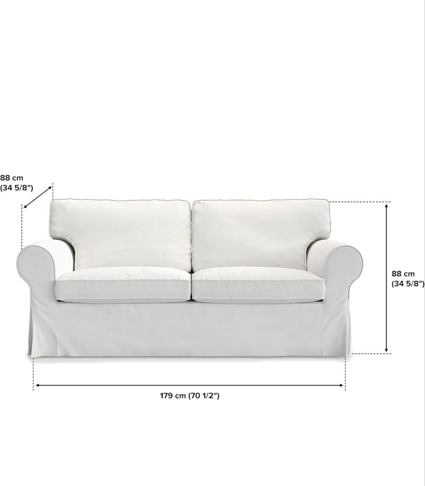 Capa de sofa IKEA EKTORP 2 - Branca
