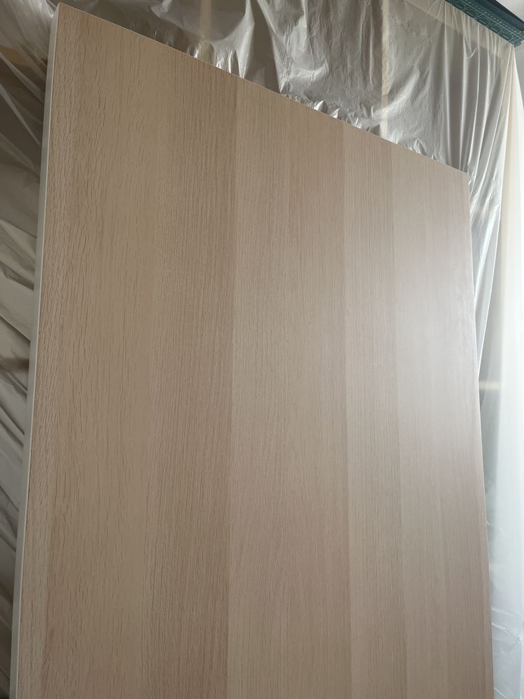 Blat biurko linnmon ikea 150x75 z regulowanymi nozkami